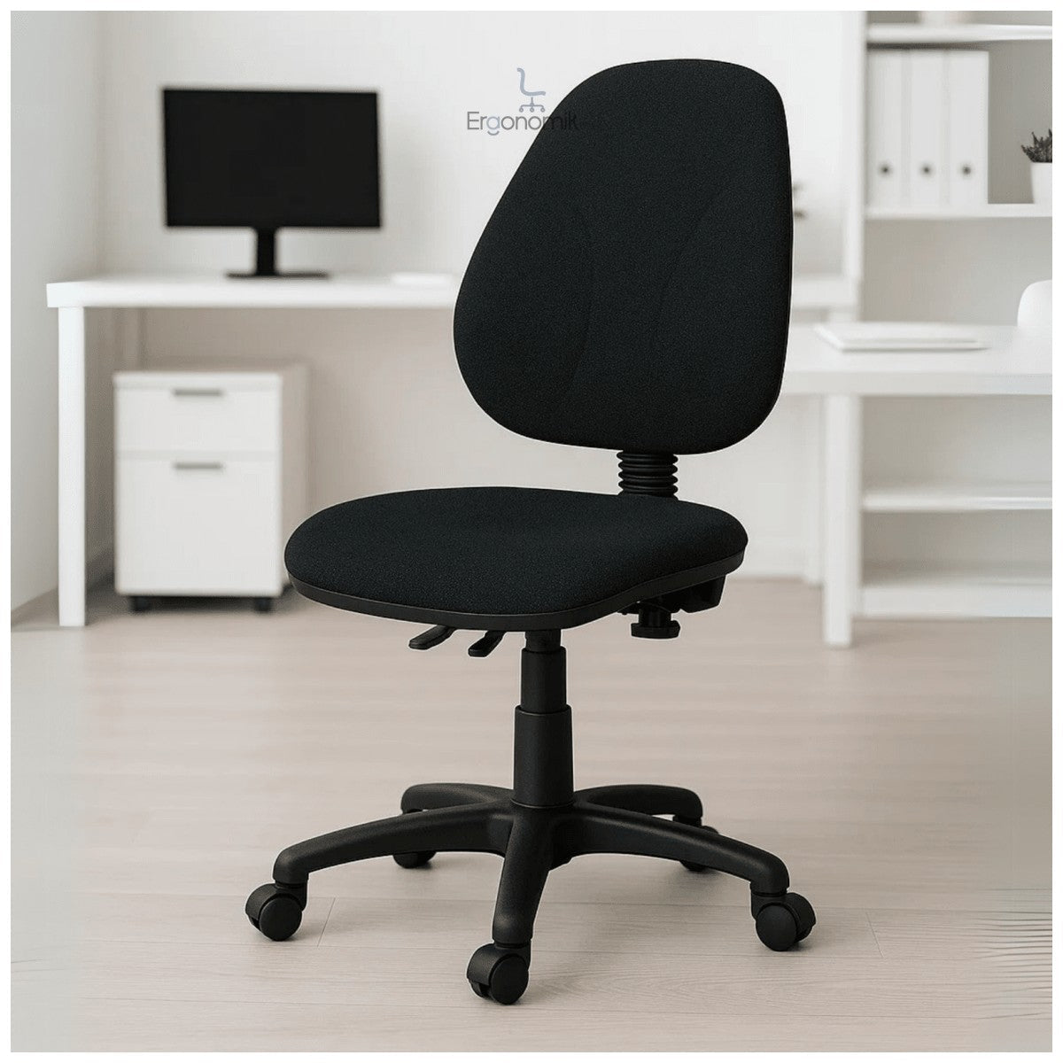 Silla Operativa Tiempo 3503 Tela sin Brazos - Ergonomik pieza OFIK