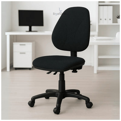 Silla Operativa Tiempo 3503 Tela sin Brazos - Ergonomik pieza OFIK