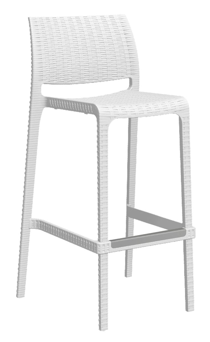 Silla Rue Alto - 2 piezas - Ergonomik Silla de visita exterior OFFIHO