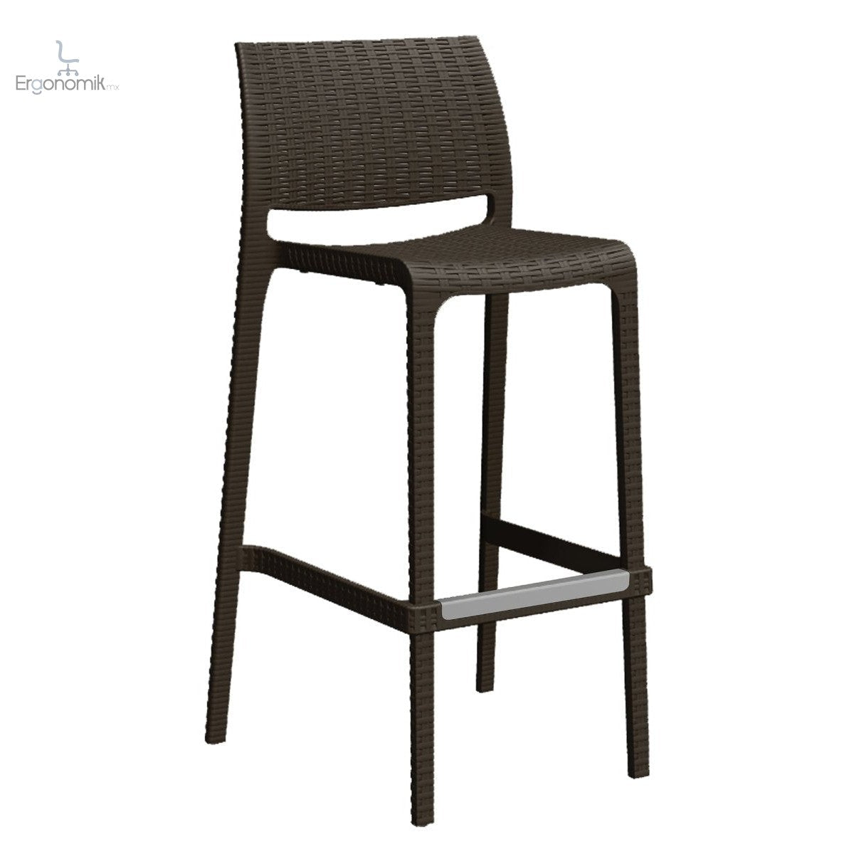 Silla Rue Alto - 2 piezas - Ergonomik Silla de visita exterior OFFIHO