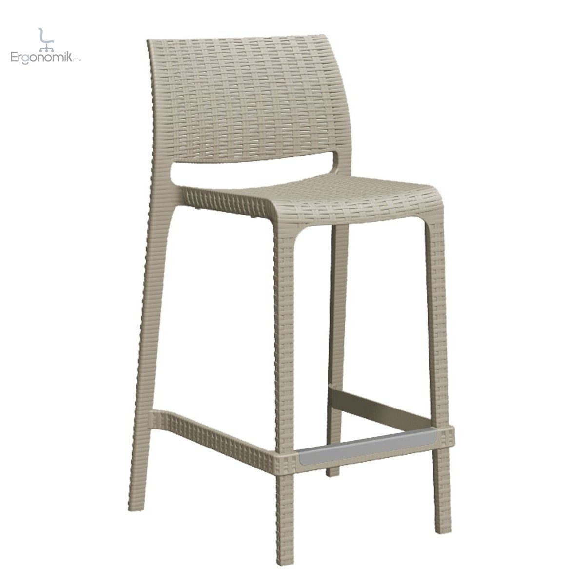 Silla Rue Medio - 2 piezas - Ergonomik Silla de visita exterior OFFIHO