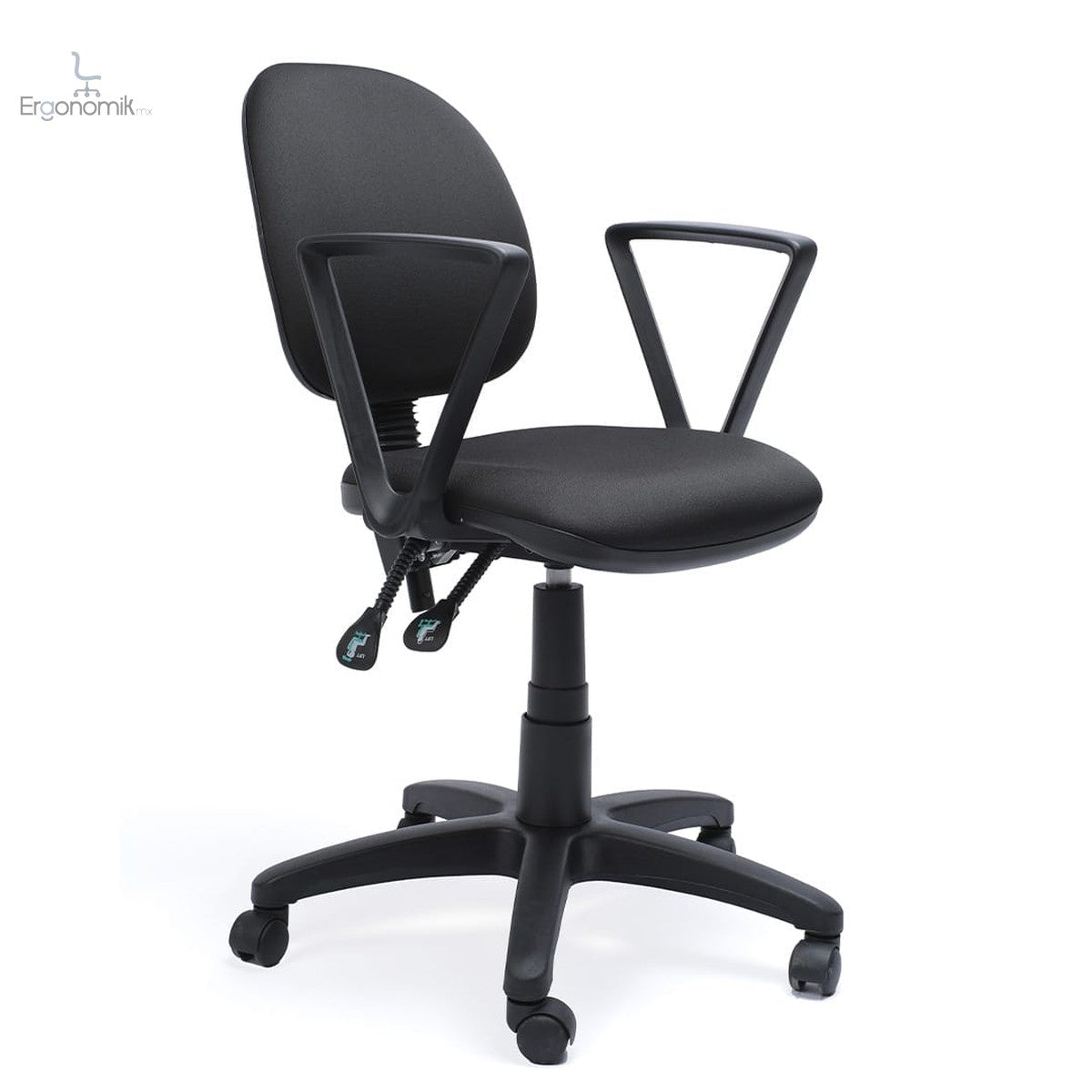 Silla Secretarial con Brazos Tiempo - Ergonomik silla operativa Ofik
