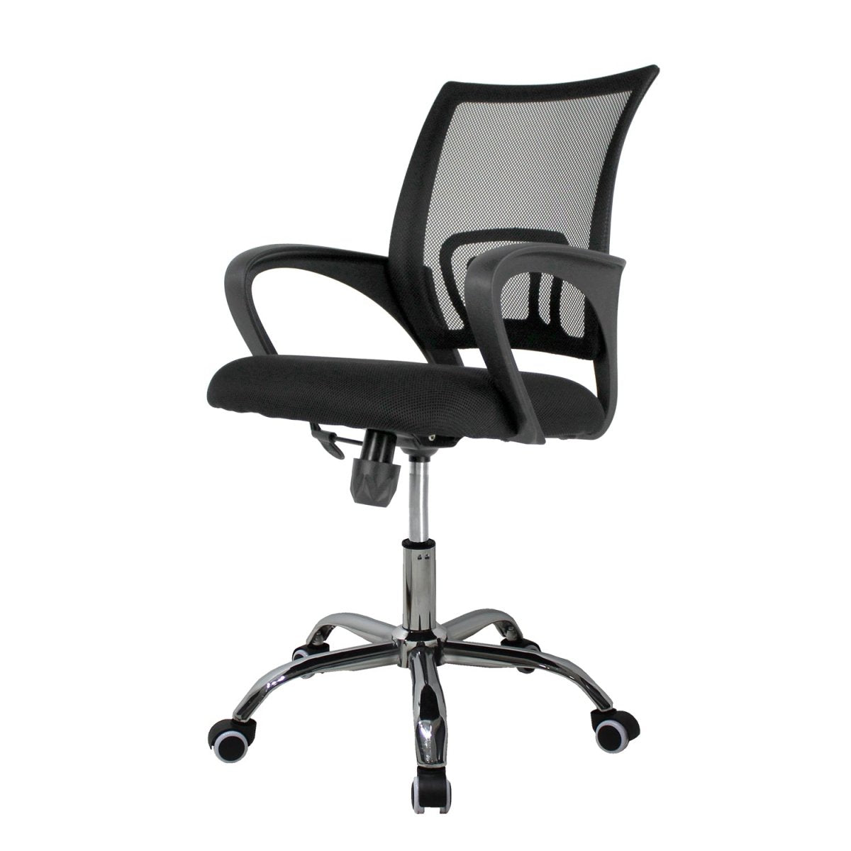 Silla Secretarial Jm-107 Mesh Negro - Ergonomik Silla de Oficina MBK