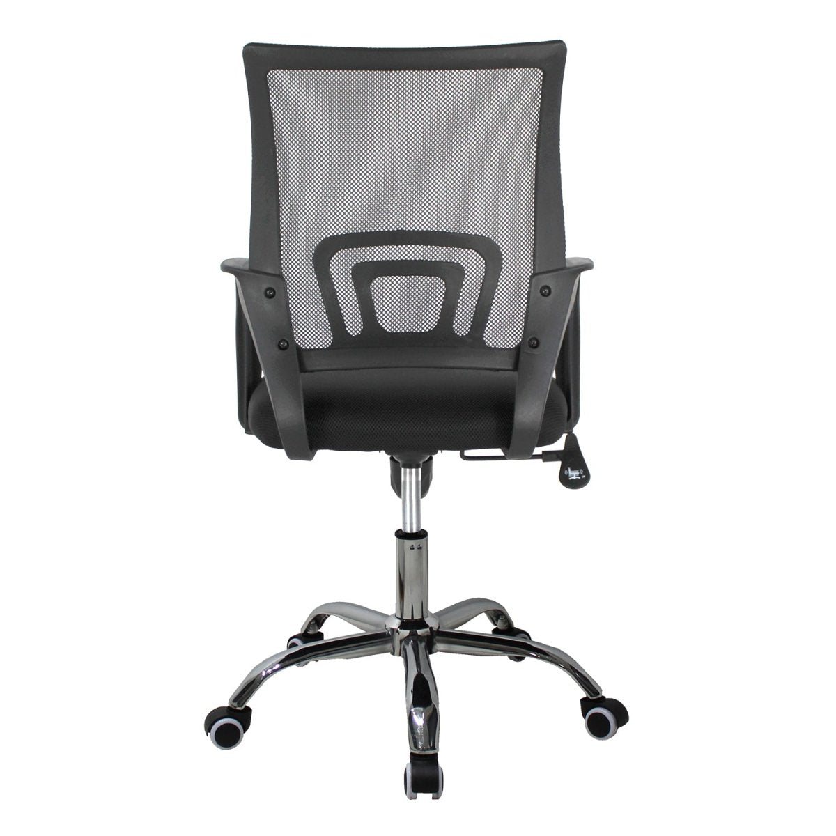 Silla Secretarial Jm-107 Mesh Negro - Ergonomik Silla de Oficina MBK