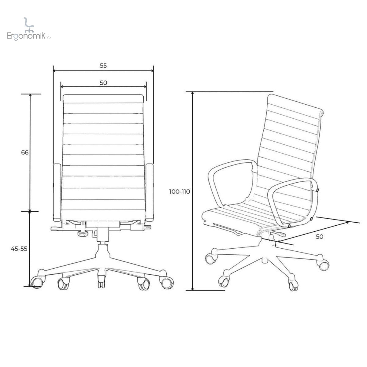 Silla Skin - Ergonomik silla ergonomica Office Class