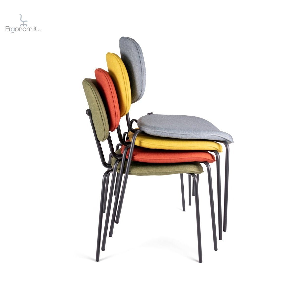 Silla Visita Violet - 4 piezas - Ergonomik silla visita OFFIHO