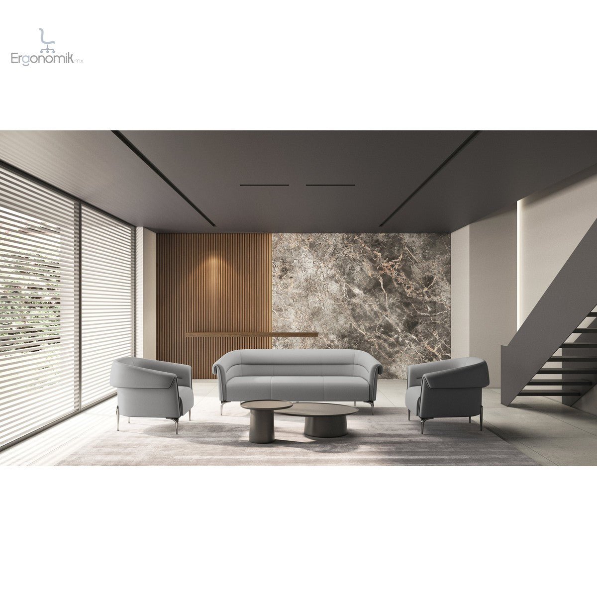 Sillón Amelia - Ergonomik silla visita OFFIHO