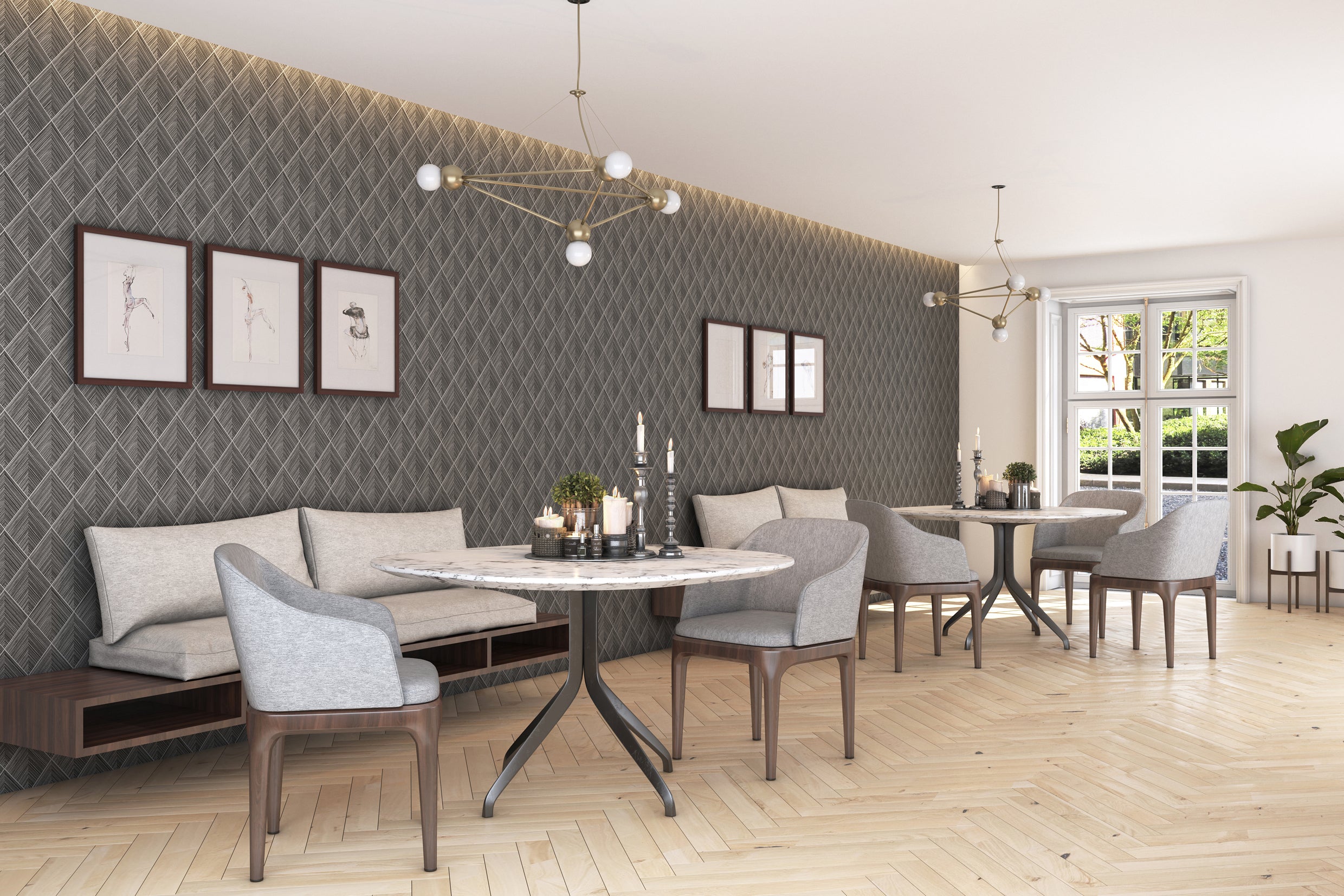 Sillón Blair en ambiente de hogar o sala de estar