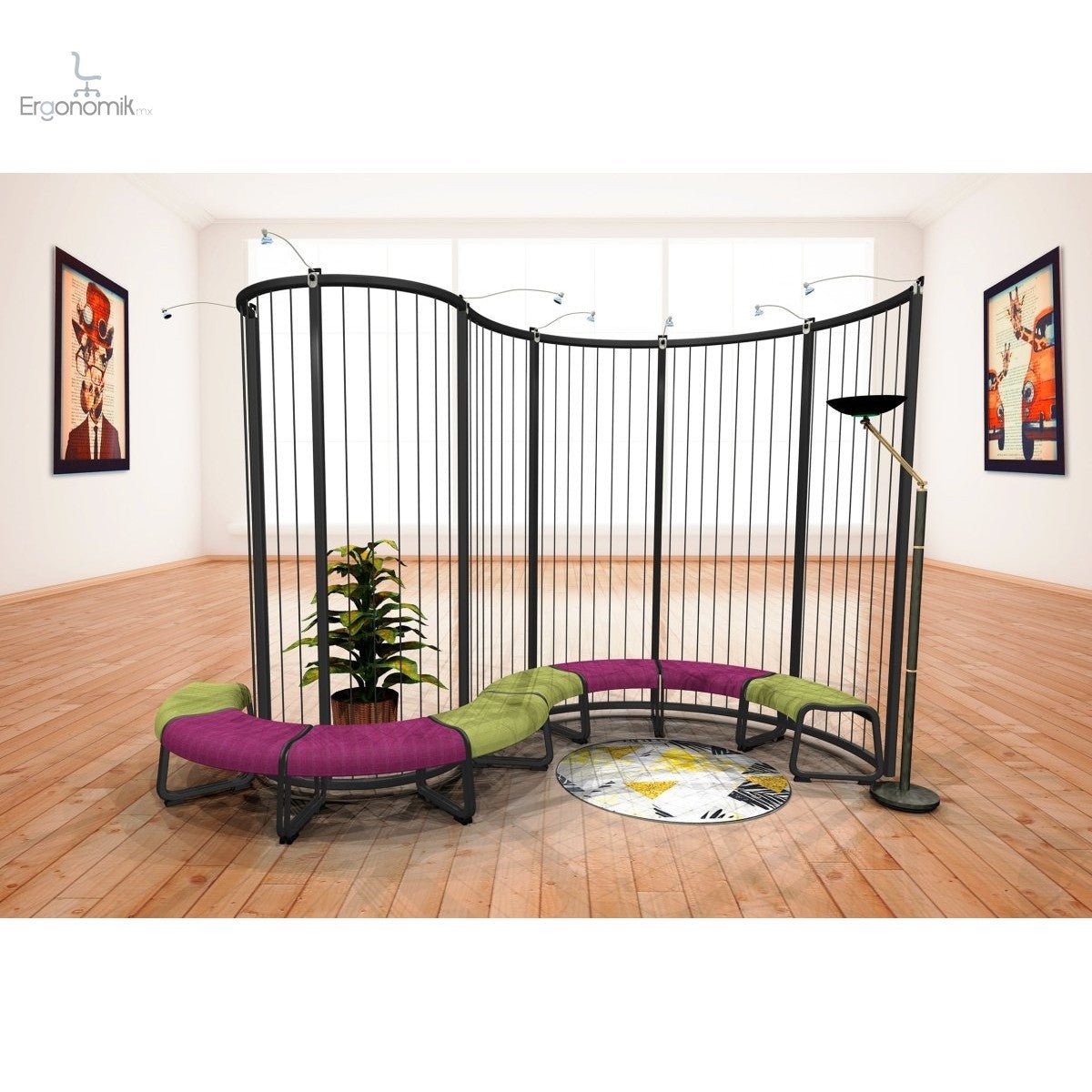 Sillón Dirk (2 Piezas) - Ergonomik sofa OFFIHO