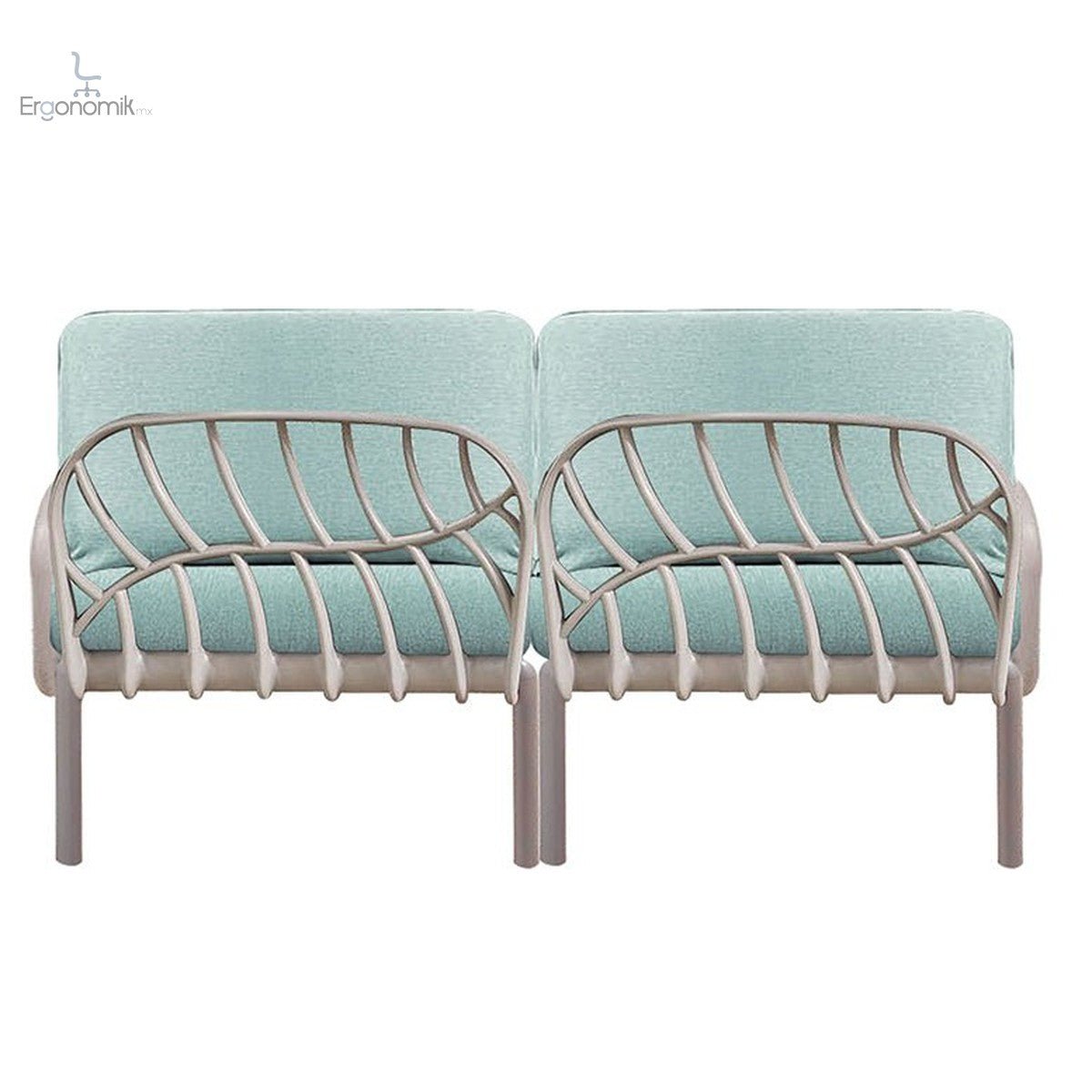 Sillón Laurel - 2 Personas - Ergonomik sofa OFFIHO