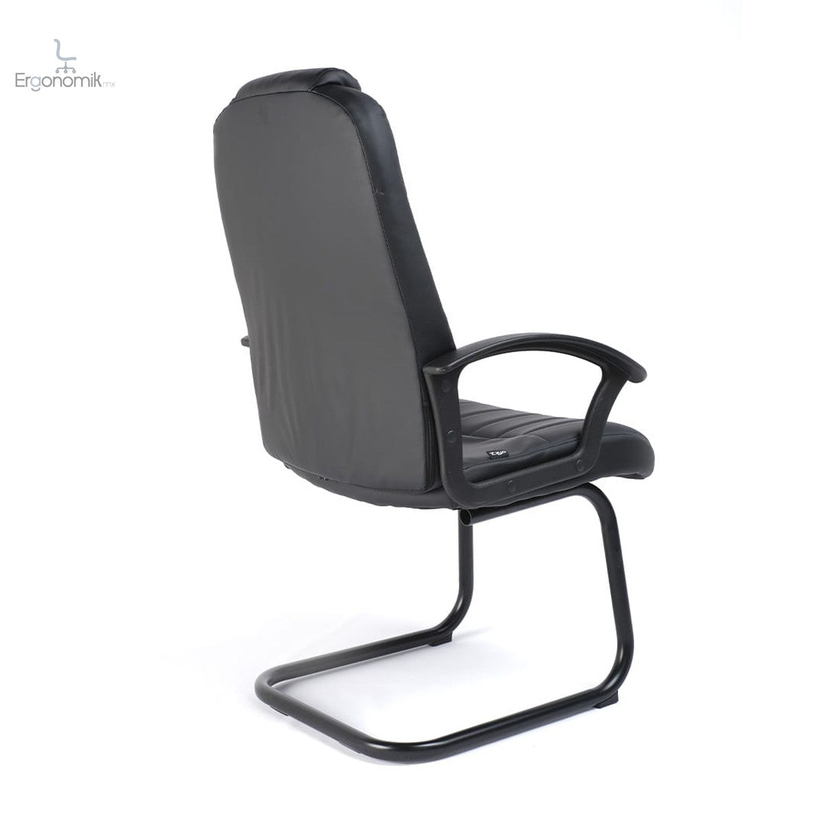 Sillón Visita Alfa Vinipiel Color Negro - Ergonomik silla ergonomica OFIK