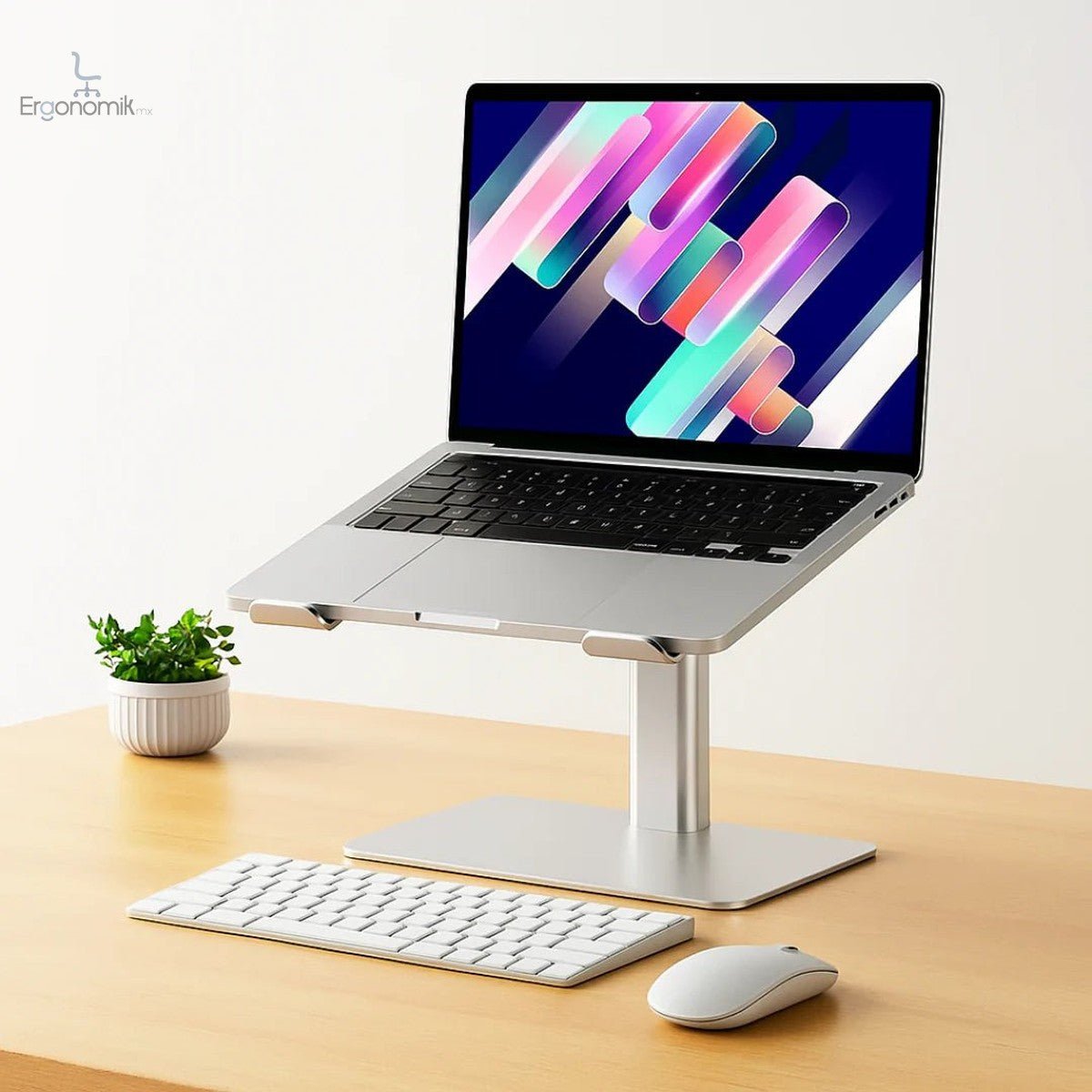 Soporte Elevador De Aluminio Para Laptop - Ergonomik Randu