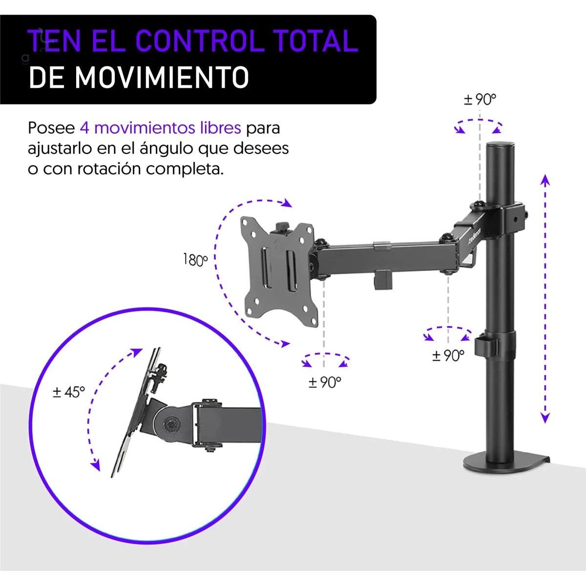 Soporte Esencial para Monitor - Ergonomik Soporte monitor Ergonomik