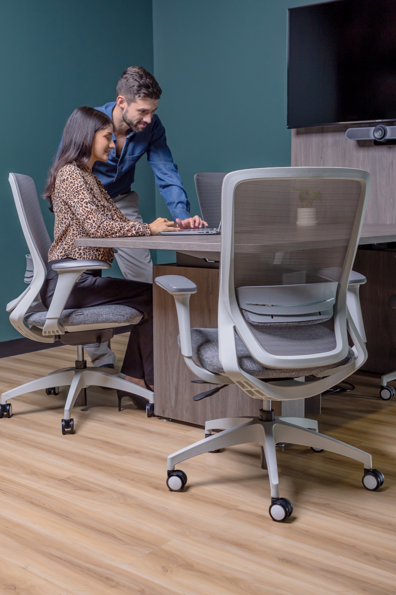 Silla Ergonómica Soul White Respaldo Alto