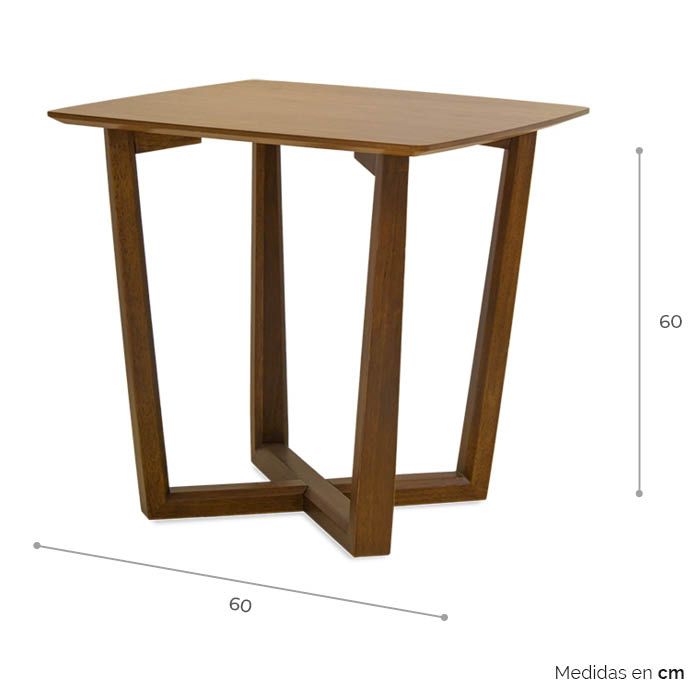 Mesa Lateral Vime Nogal