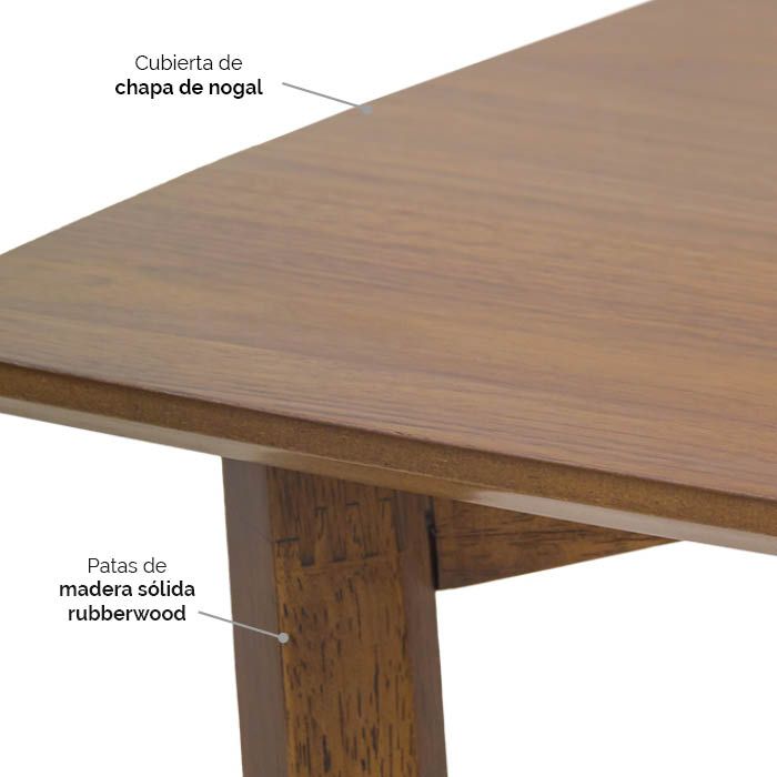Mesa Lateral Vime Nogal