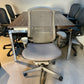 Celle Gris con asiento de tela y memory foam