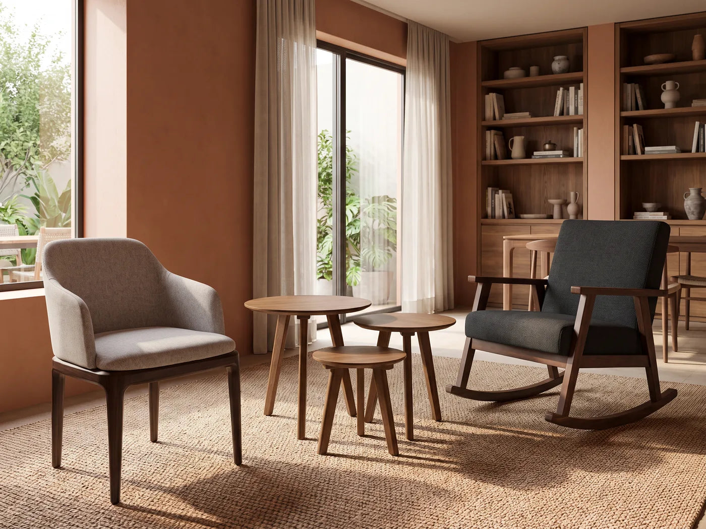Family room con mecedora, variación 2