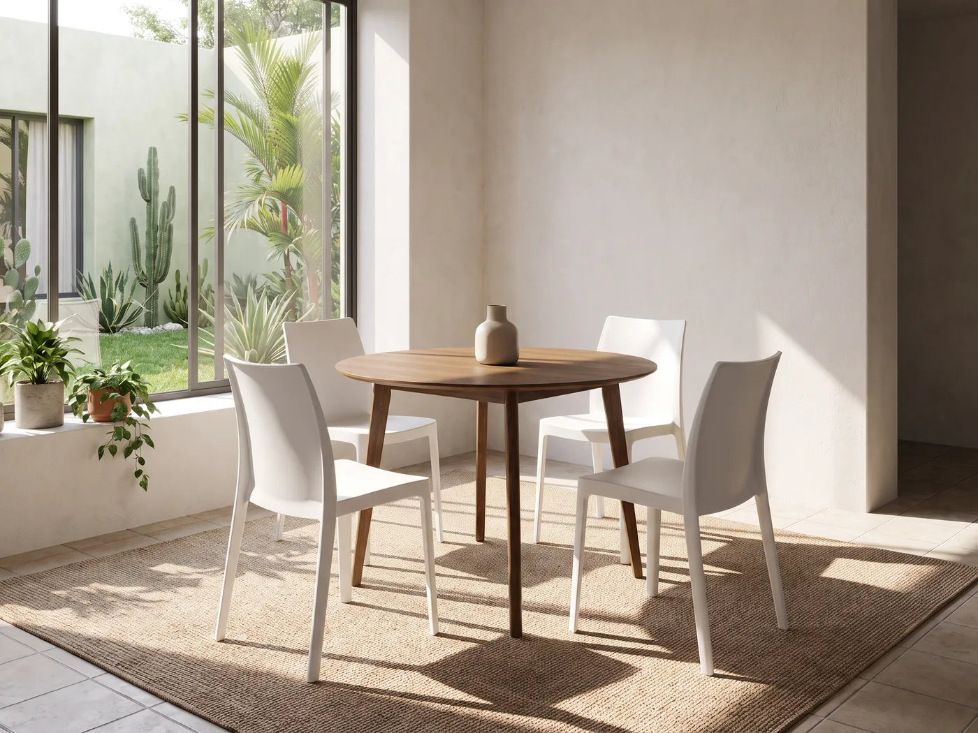 Área común con mesa para cuatro, variación 1