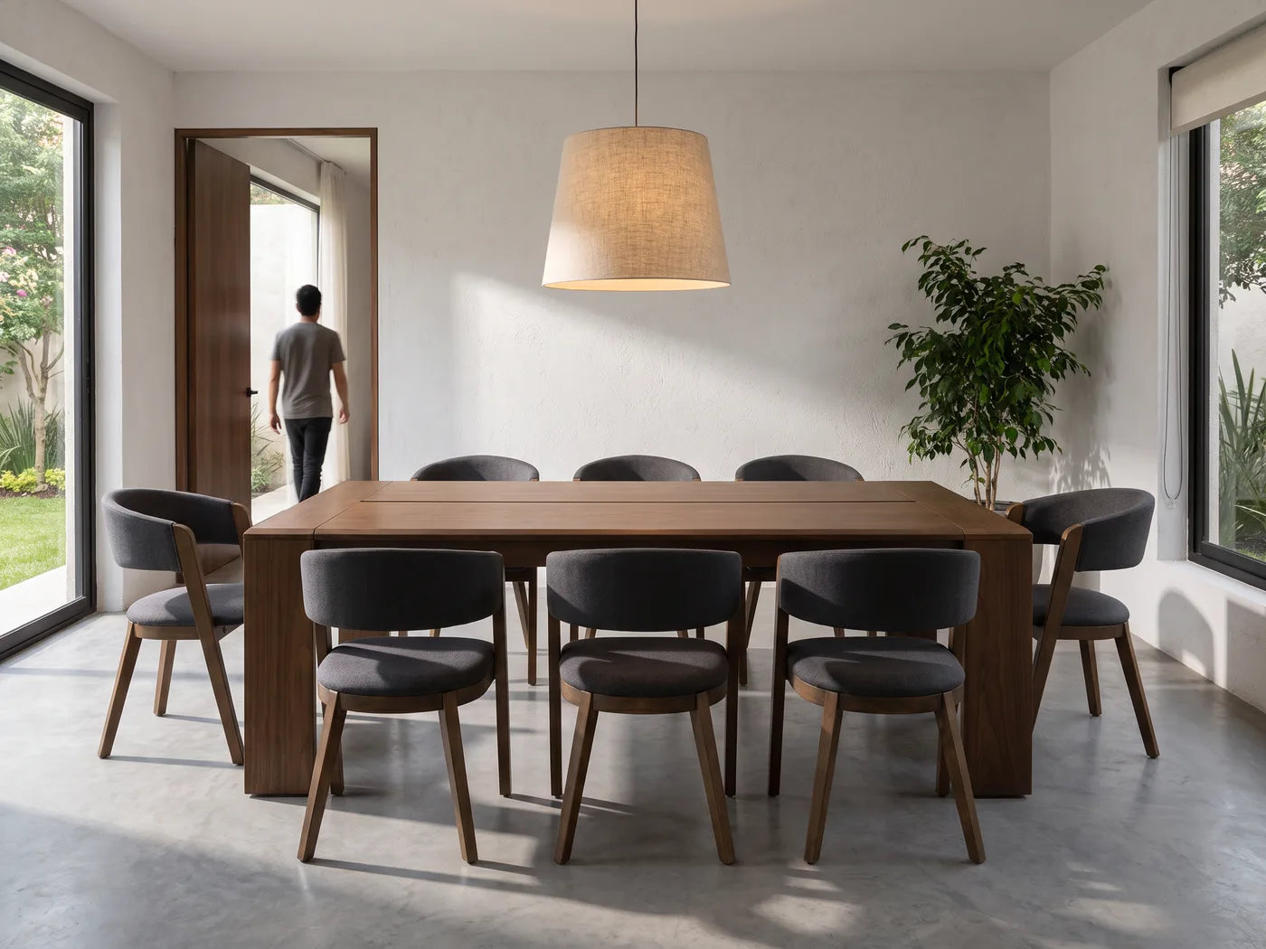 Comedor largo para ocho, variación 3
