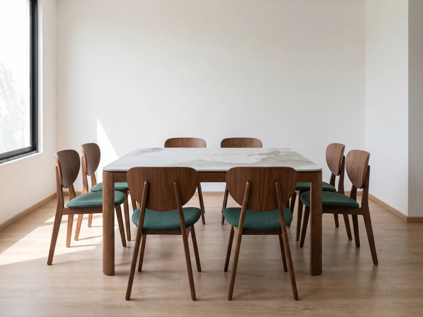 Comedor de piedra para ocho, variación 3