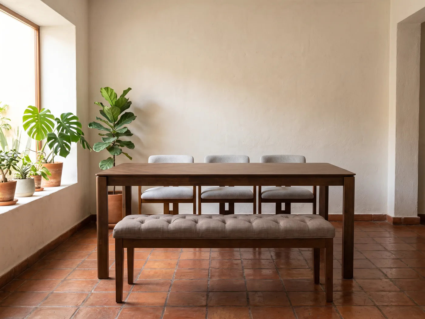 Comedor con banca, variación 2