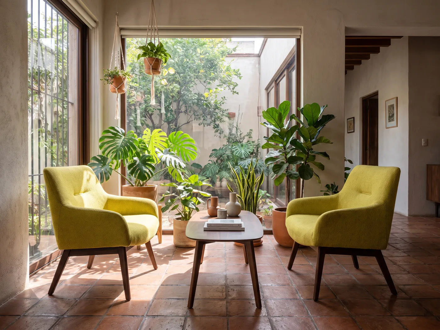 Par de sillones para conversar, variación 3