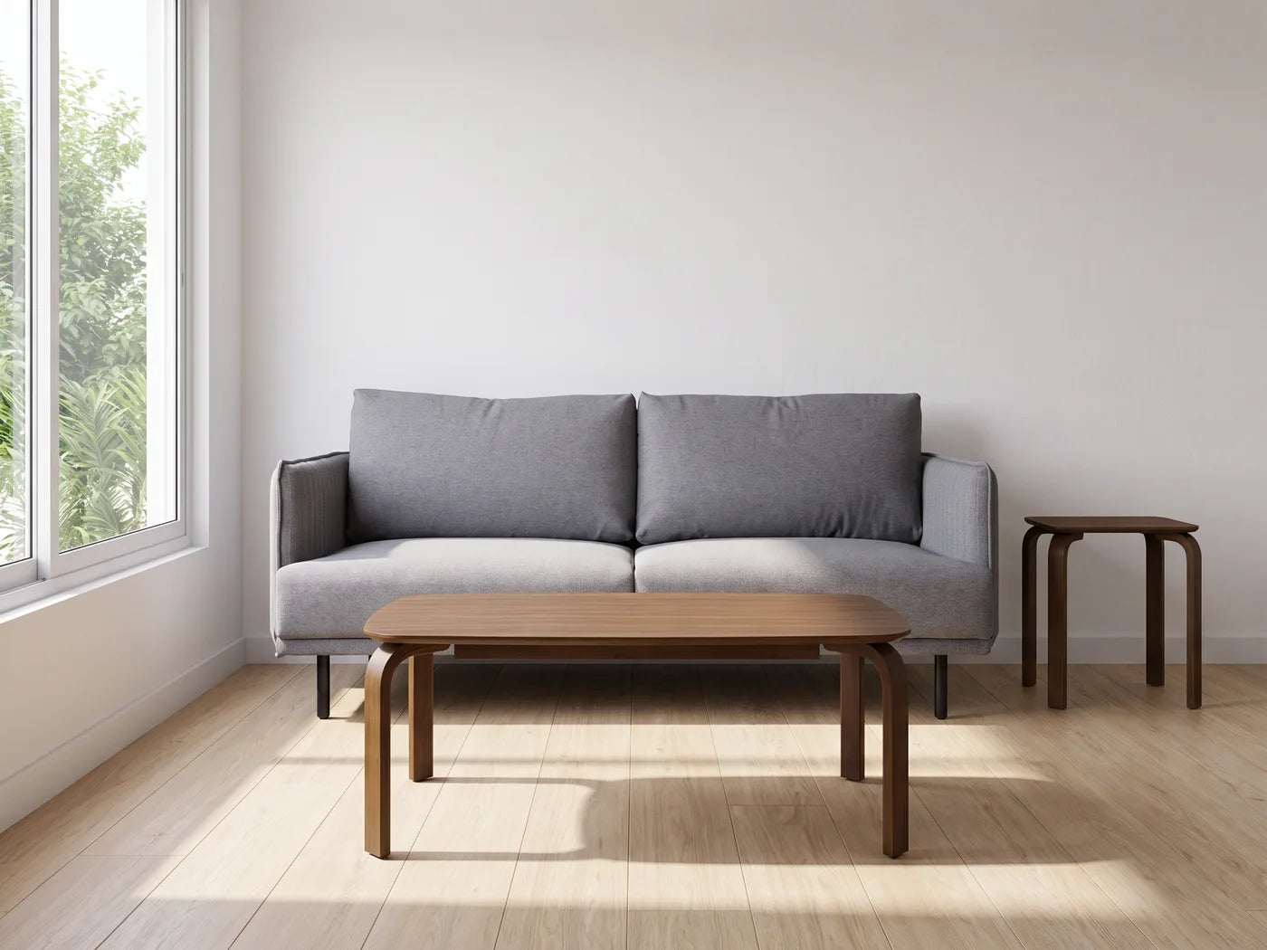 Sala con sofá de dos plazas, variación 2