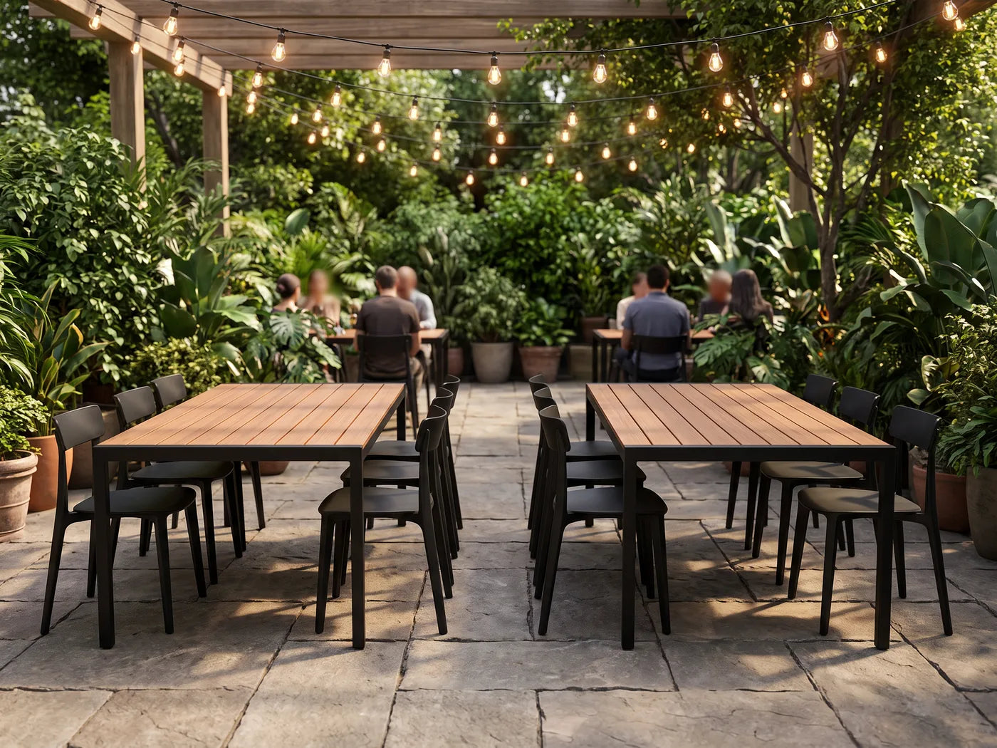Idea de ambientación: Terraza con jardín